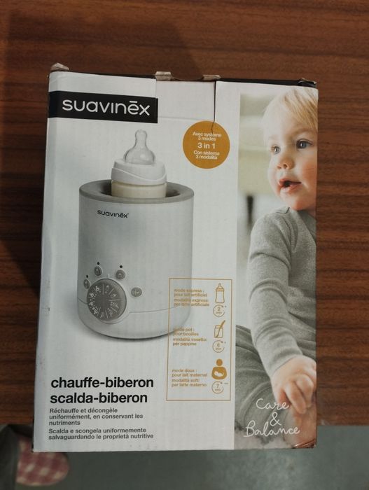 Aquecedor de biberões e papas Suavinex