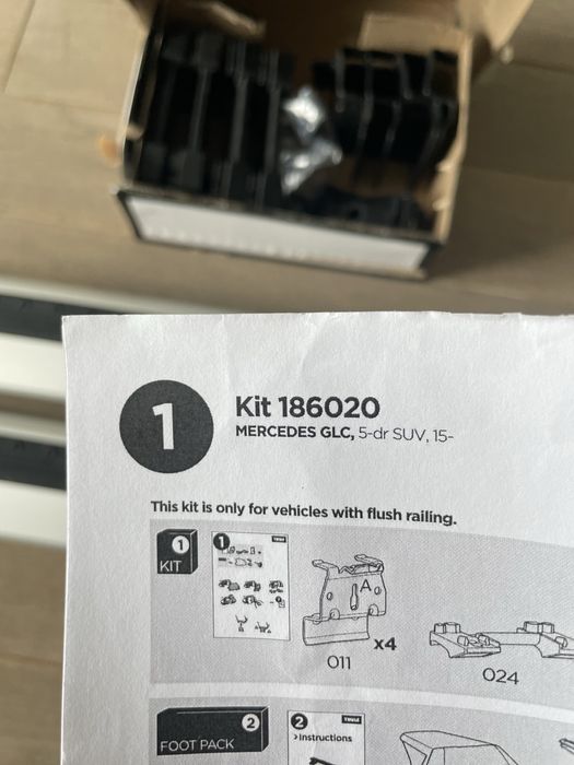 Thule zestaw montażowy KIT 186020 Mercedes GLC Wingbar EDGE