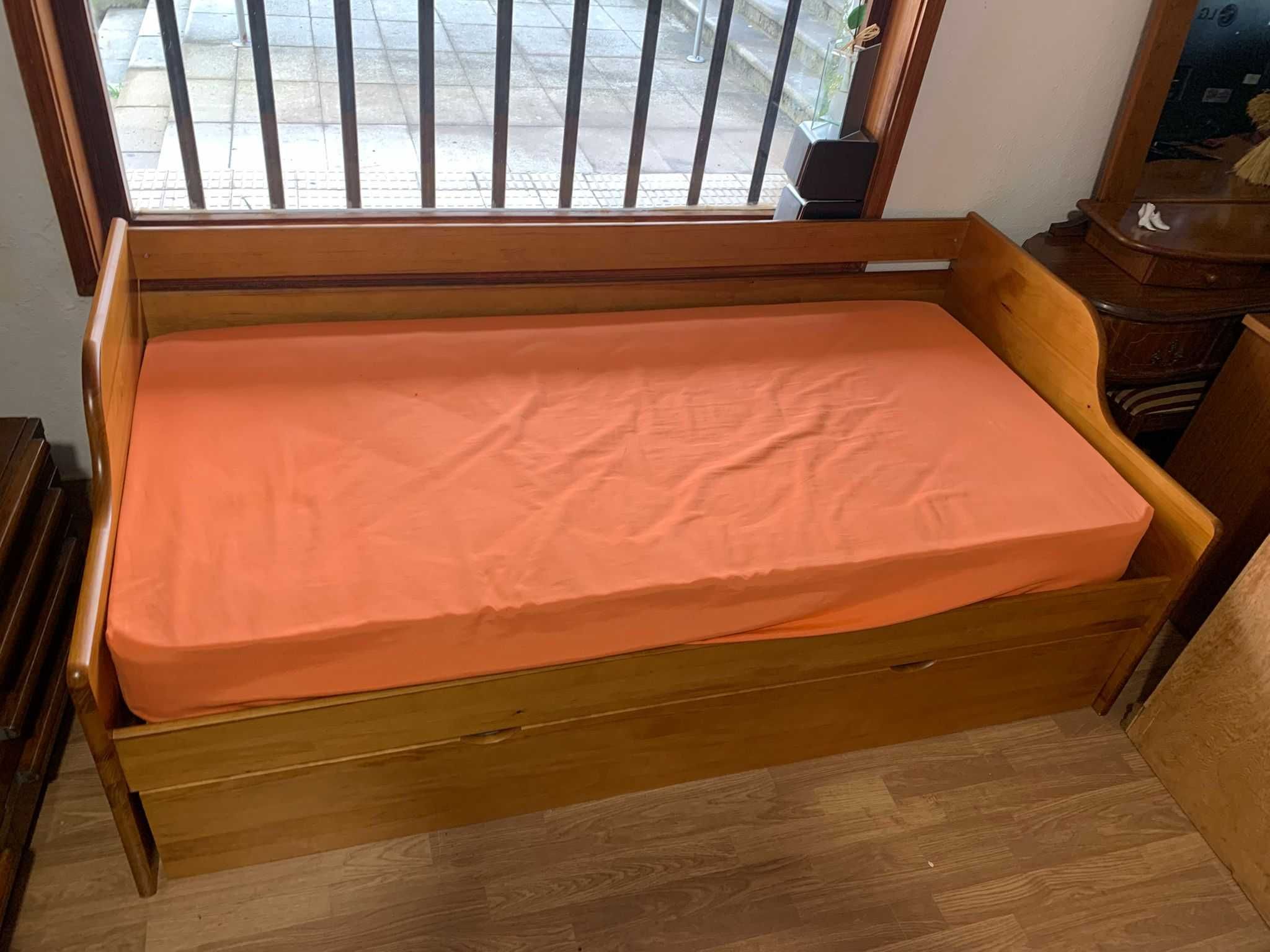 Cama  solteiro dulpa