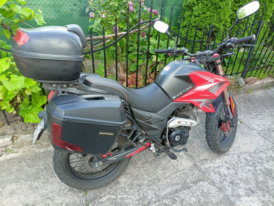 Barton hyper, duże 125 na kat. B, Zipp vz 5, benyco Tekken. 2018 rok