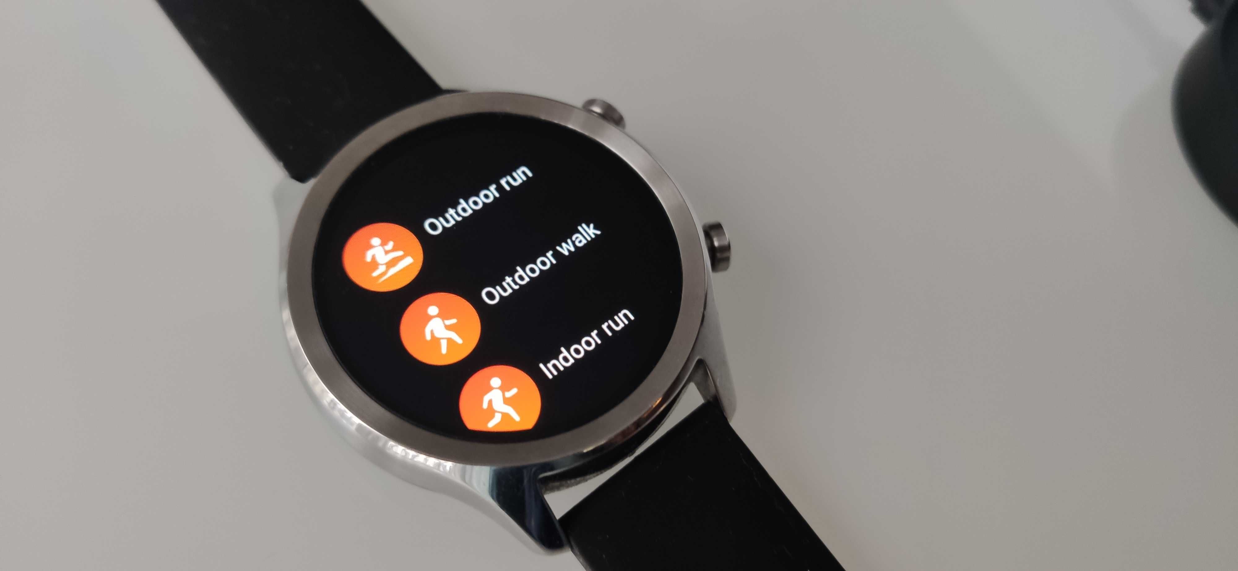 Smartwatch TicWatch C2+ jak nowy, GPS, płatność Google Pay