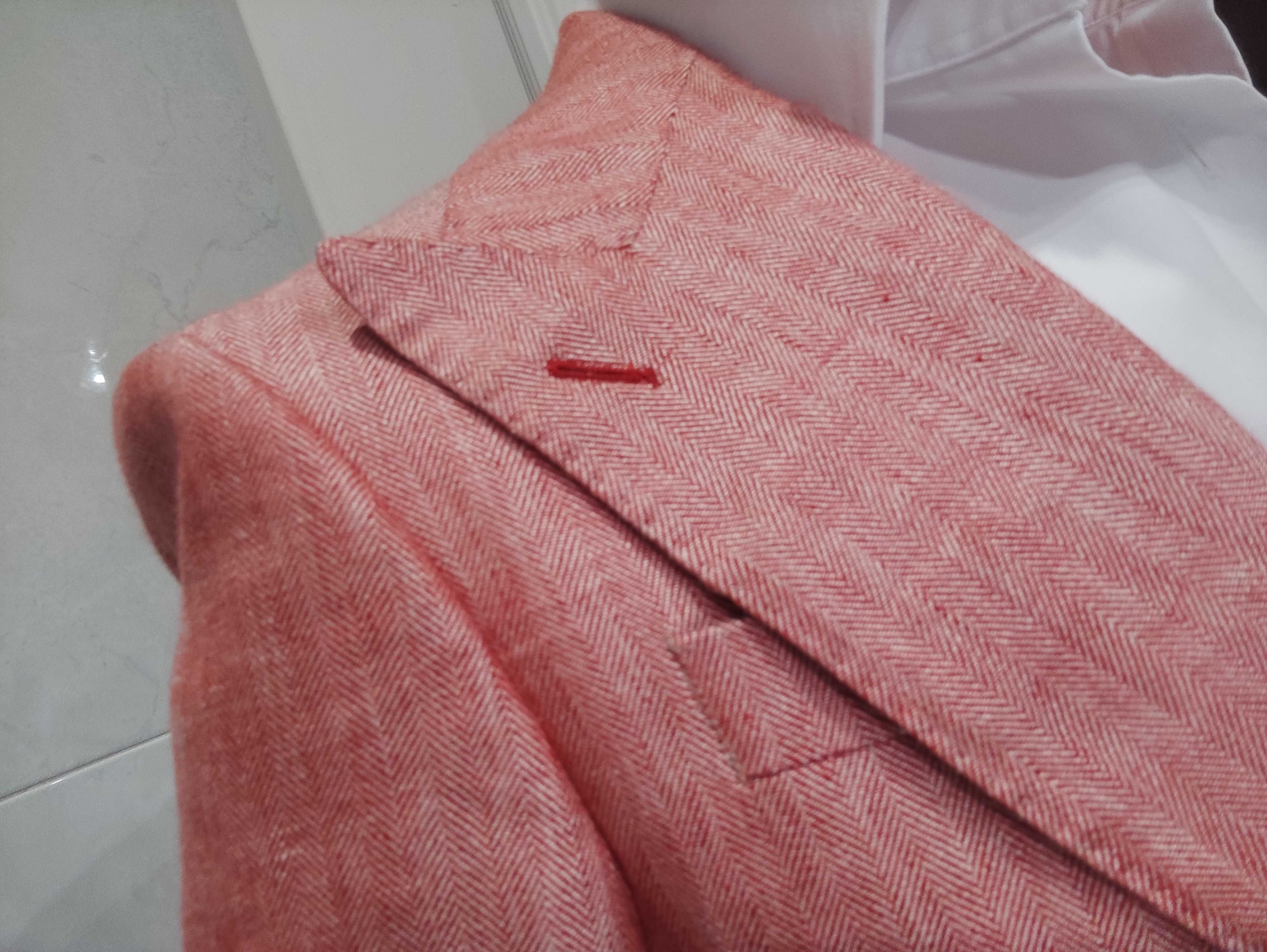 Blazer em linho rosa oficina Mustra - NOVO - Luxo