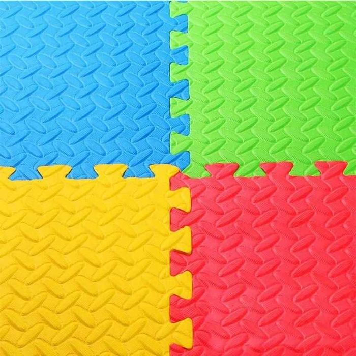 Mata piankowa puzzle ochronna 4szt. 120 x 120 cm NOWA