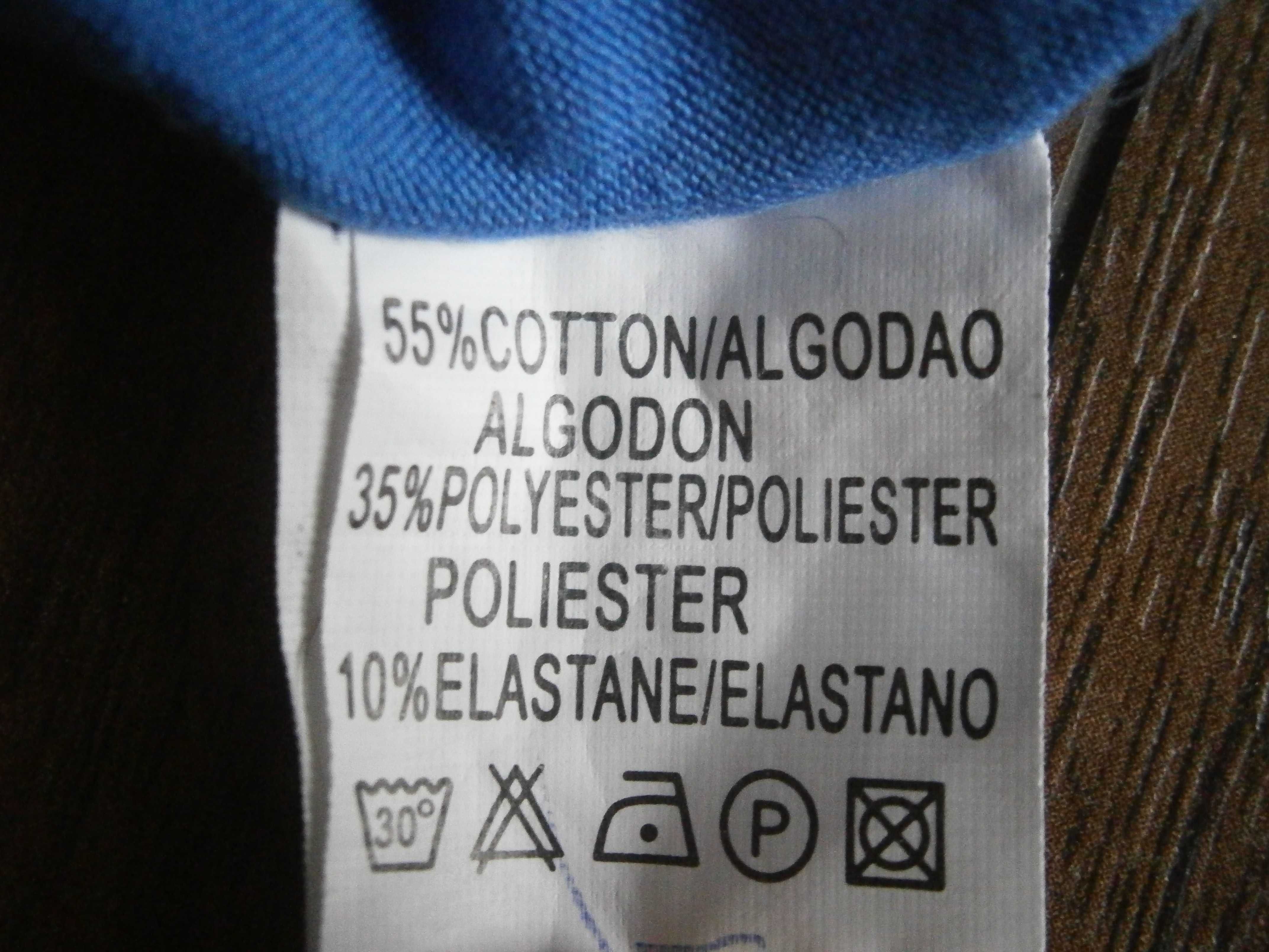 Bluzka z kapturem cienka bluza niebieska M 38