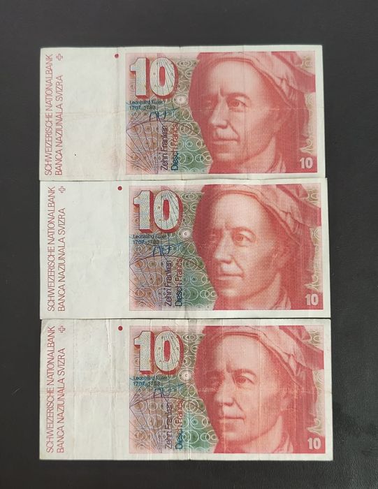 Vendo cédulas francesas antigas