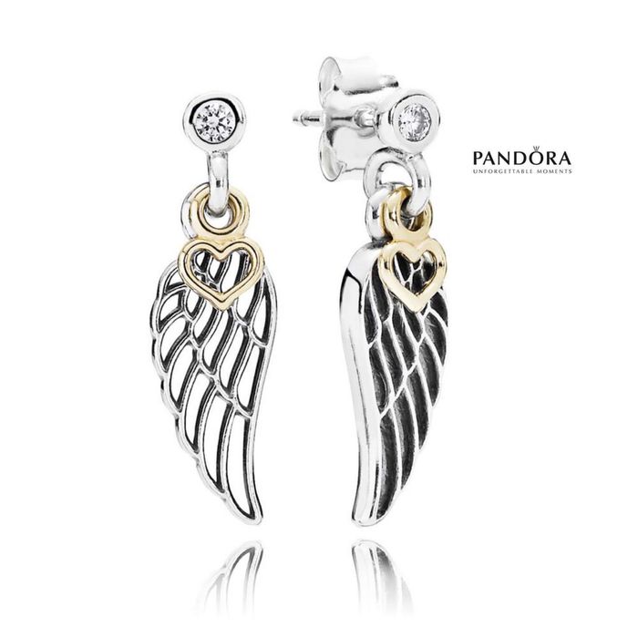 Срібні сережки Pandora крила