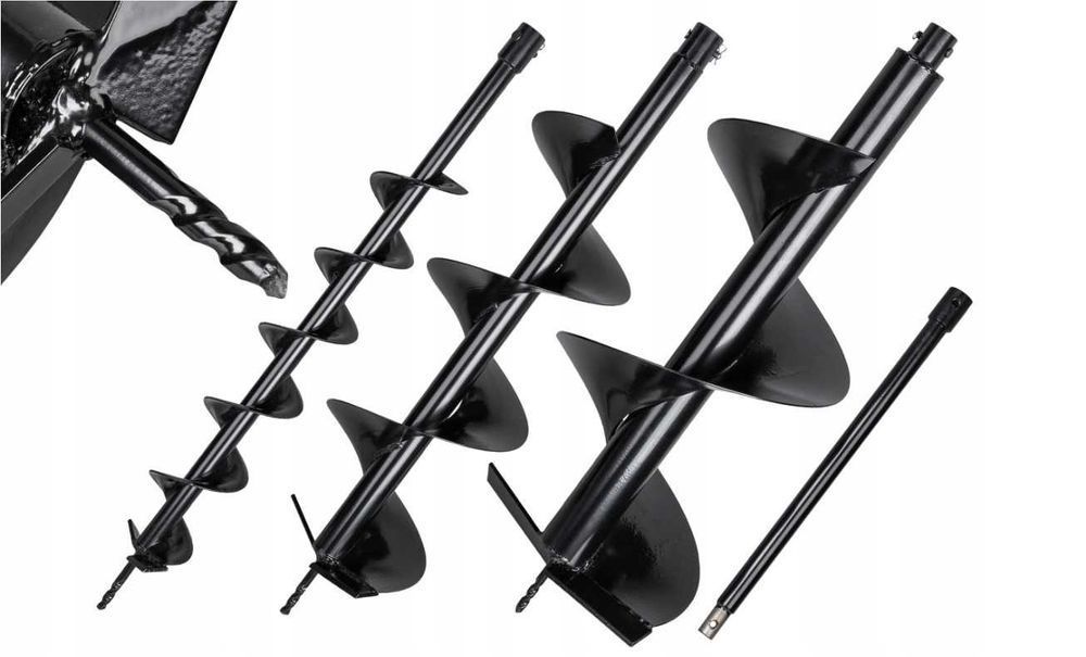 Nowa WIERTNICA GLEBOWA 6.7KM Świder Spalinowy + 3 Wiertła + Przedłużka