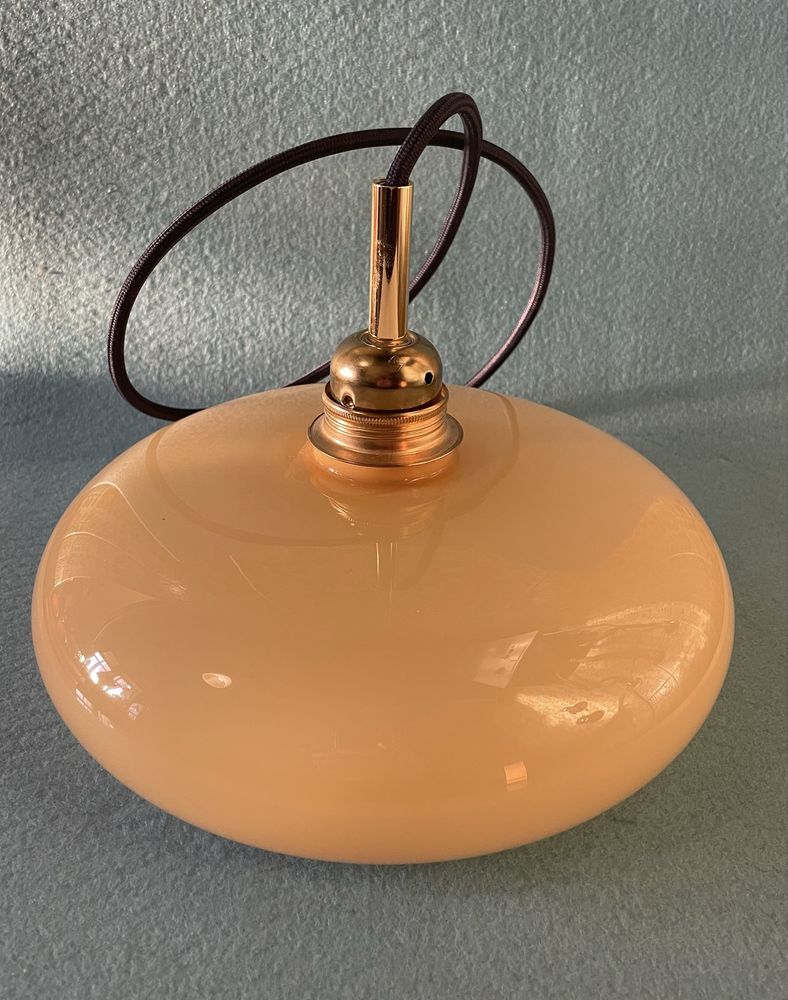 Candeeiro / Lustre opalino antigo