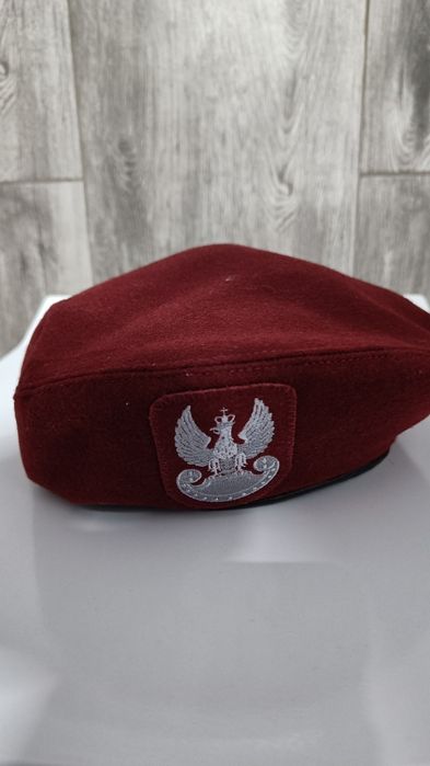Beret bordowy bordo NOWY 418/MON roz.57 wojsko polskie desant
