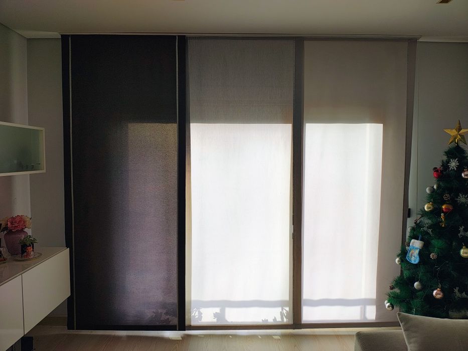 Cortinado com calha.