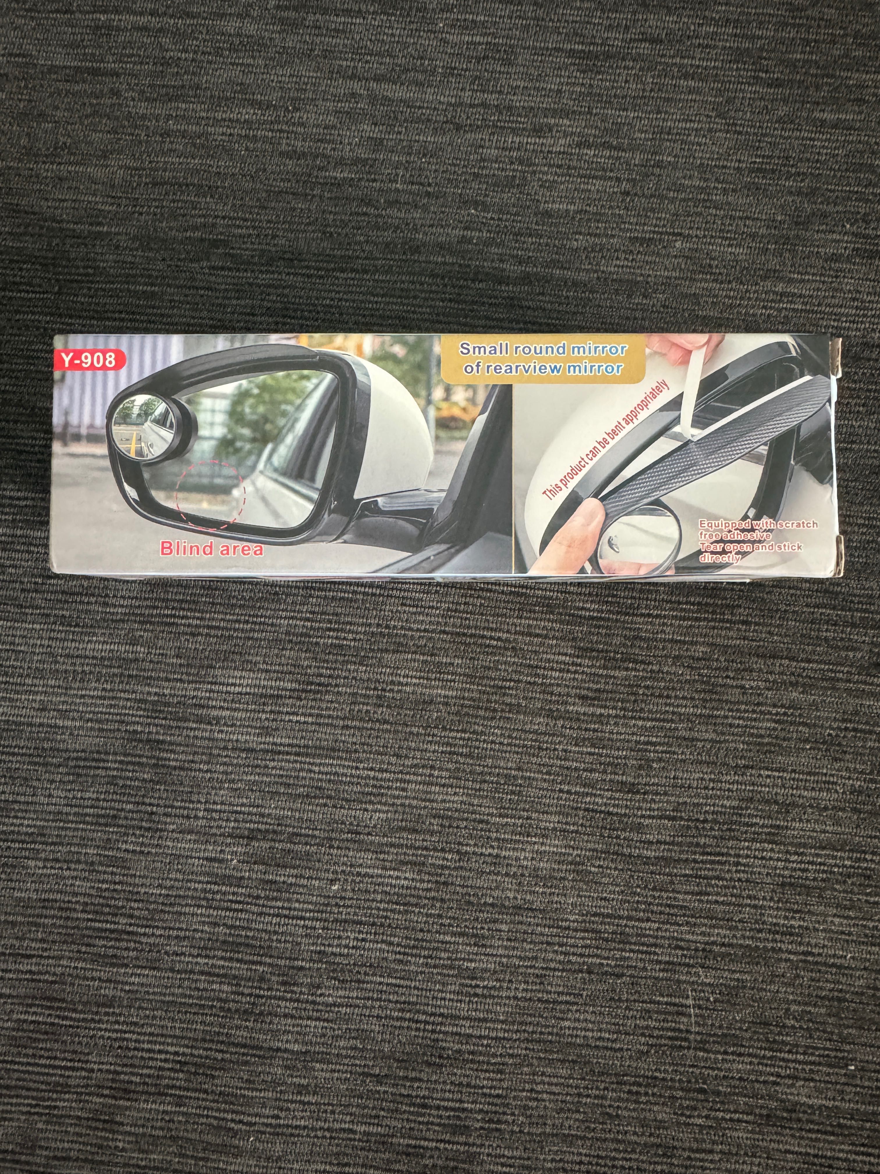 Espelho Auxiliar p/ Espelho Retrovisor de carros com rotação 360 graus