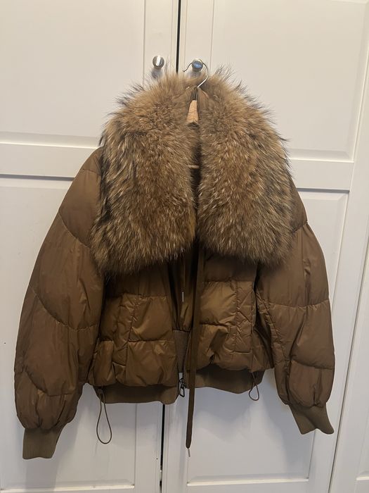 Kurtka puchowa bardzo ciepla naturalna