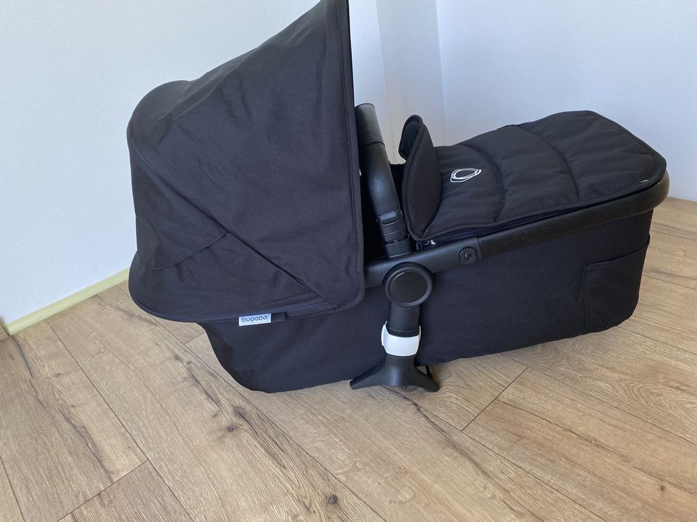 Bugaboo Fox 2 czarny 2w1  , spacerowka , gondola, folia