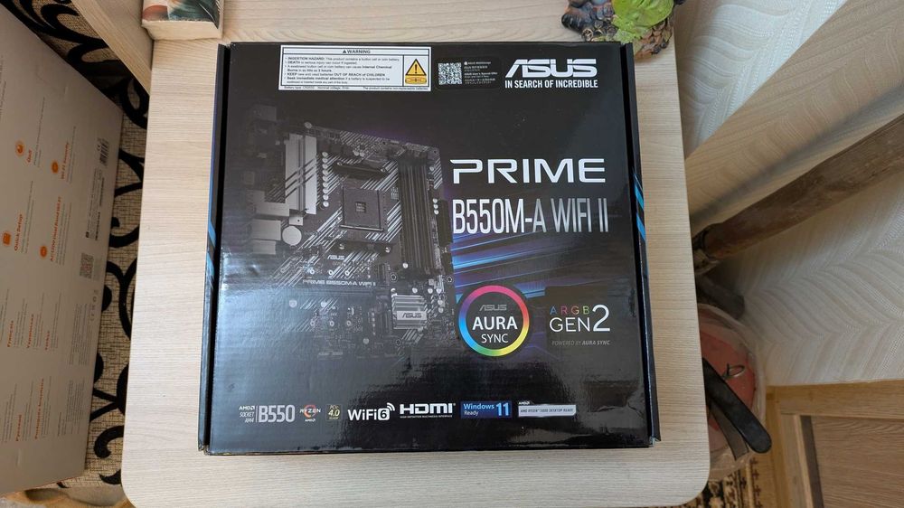 Материнська плата Asus PRIME B550M-A WIFI II (sAM4, AMD B550)