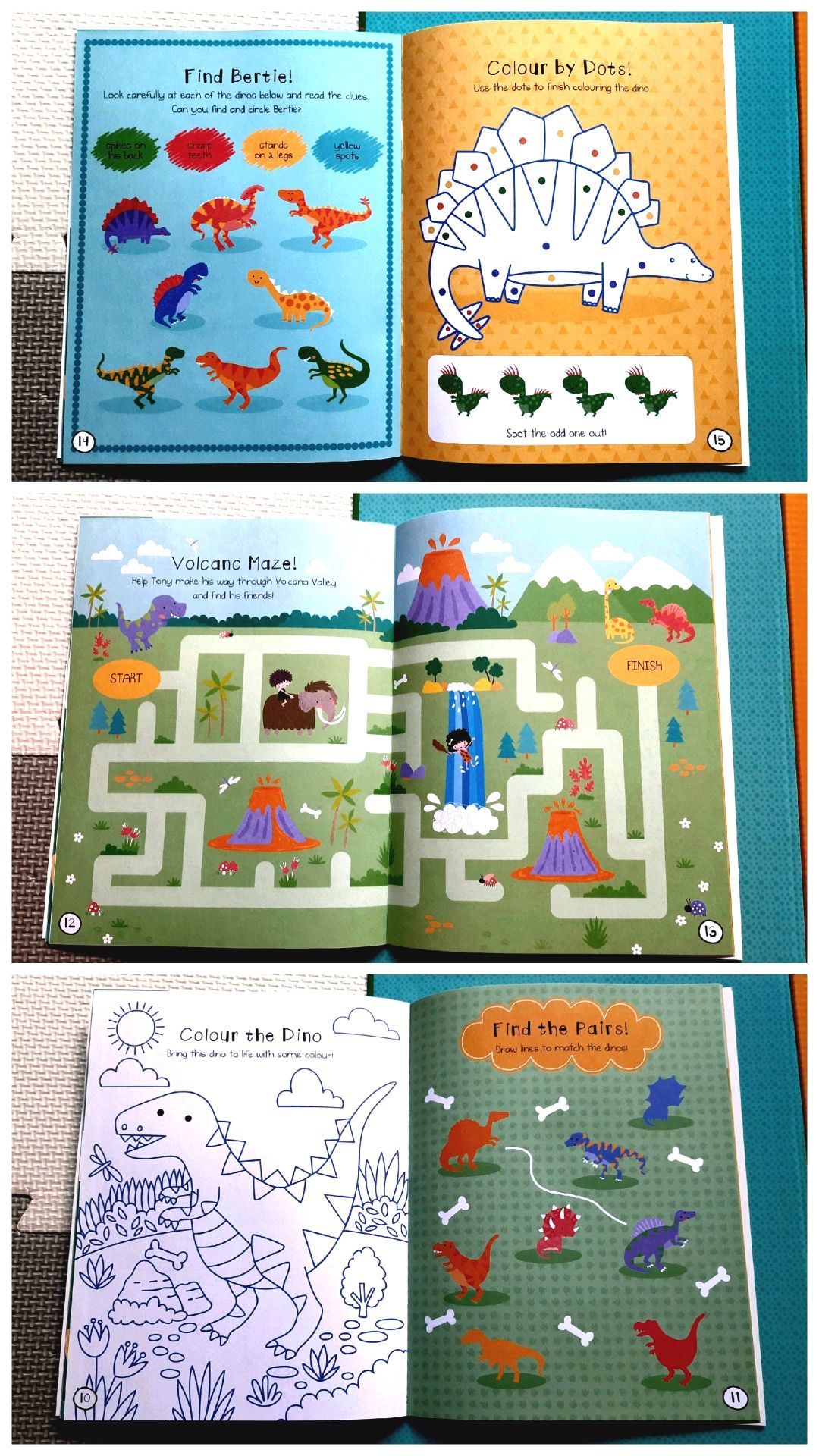 Dinosaur Board Game Set gry planszowe zagadki o dinozaurach angielski
