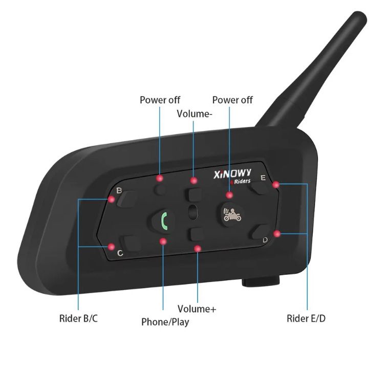 Intercomunicador para mota (2 - 80€] POR ESTREAR