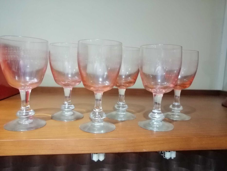 Copos Cristal antigos