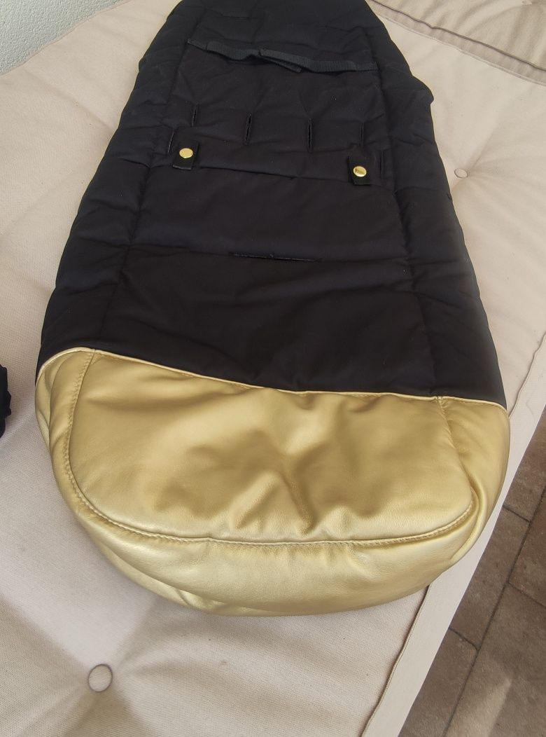 Śpiworek Śpiwór Cybex Priam Jeremy Scott, mufka + rękawice stokke