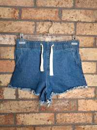 Krótkie spodenki damskie szorty jeansowe na lato z kieszeniami 36 8 S