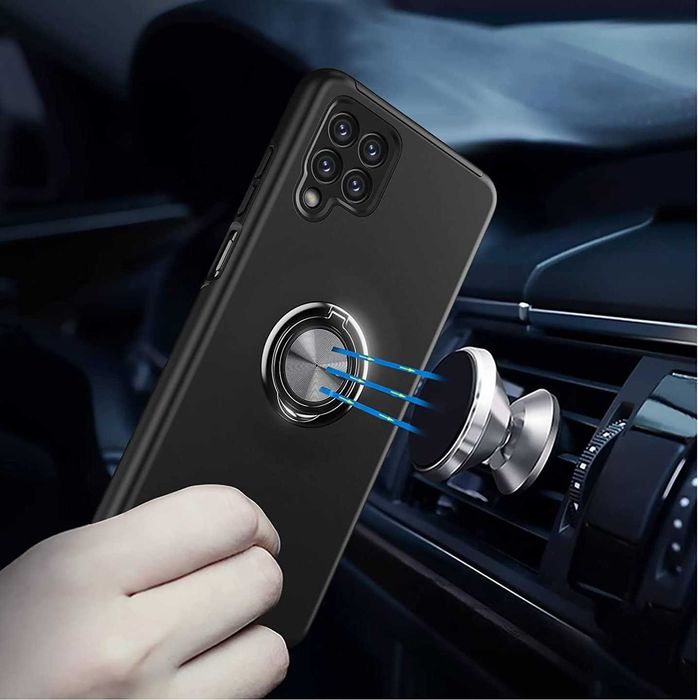 Plecki Etui Samsung Galaxy A22 Czarne + 2 szkła