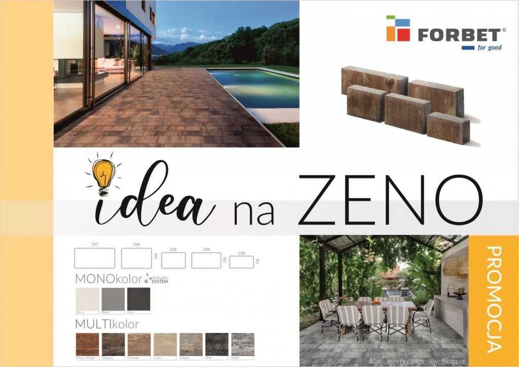 Kostka brukowa Forbet ZENO Tiramisu Tytan Silver Piryt Ideo Polbruk