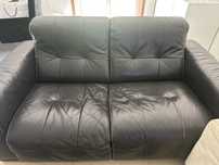 Conjunto de dois sofas em pele LasCasas