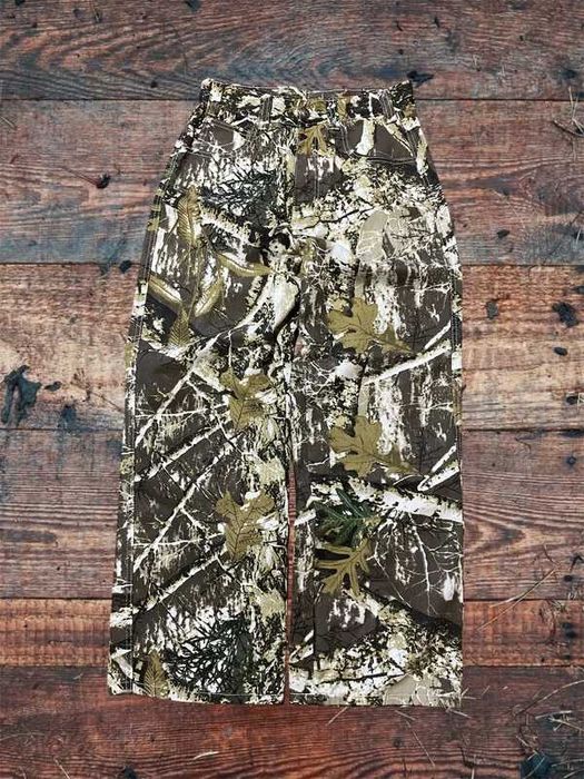 Spodnie damskie jeansy baggy realtree M khaki nature woman