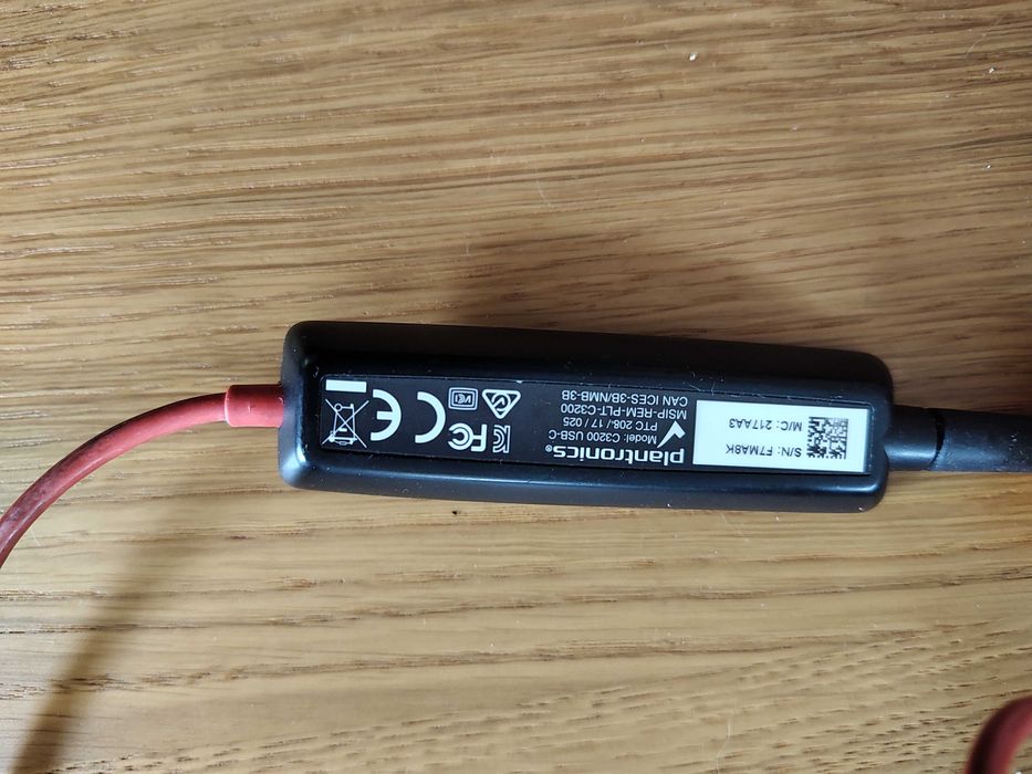 Słuchawki z mikrofonem Plantronics C3200 USB-C stan idealny