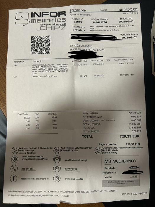 Pc gamer Ryzen 5, Rtx30506Gb