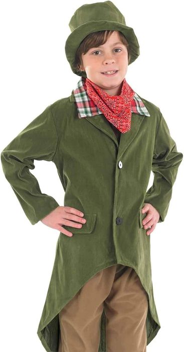 Kostium wiktoriańskiego chłopca (rozmiary S-XL) Rozmiar M 7-9 Lat