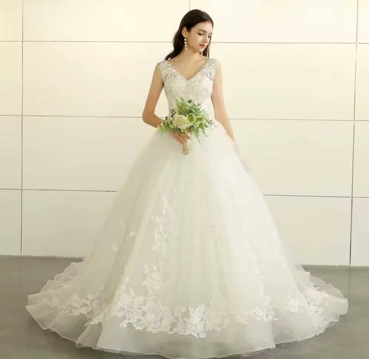 Vestido de noiva modelo princesa