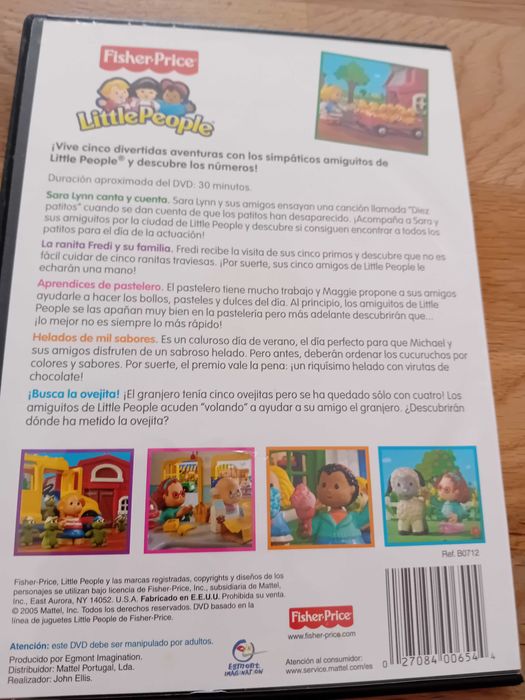 DVD Little People - Descobre os Números (Fisher Price)