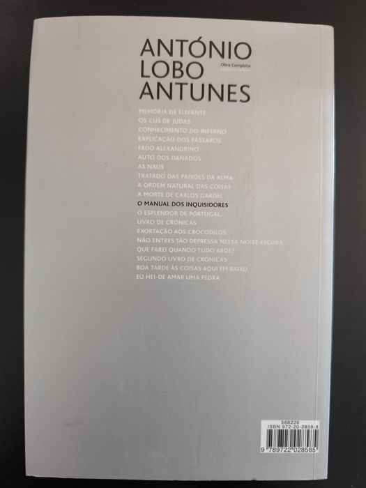 Livros de António Lobo Antunes
