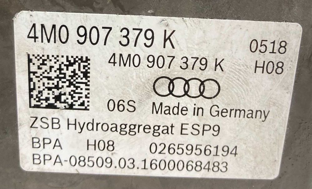 Блок АБС ABS 4M0907379R \ 4M0907379N Audi Ауди Ауді Q7 4M 2015 - 2021