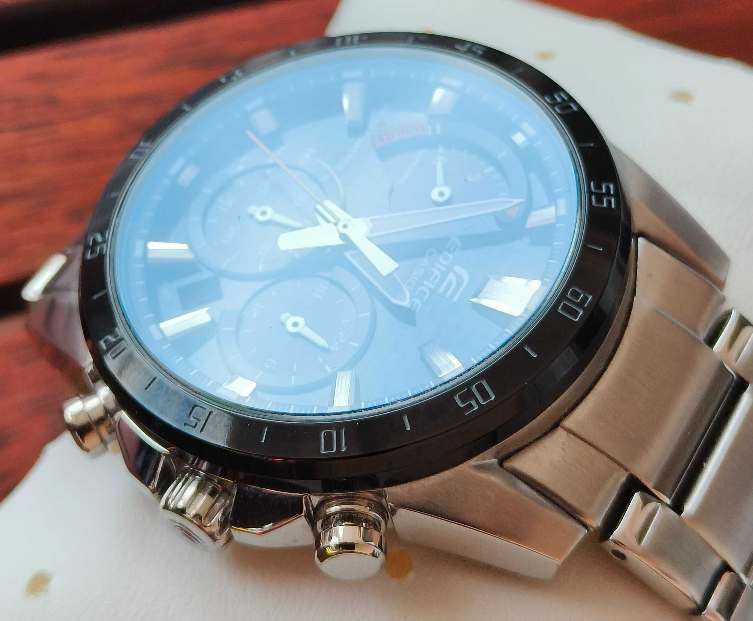 Zegarek Casio Edifice EFS-S580DB-1AVUEF solar szafir