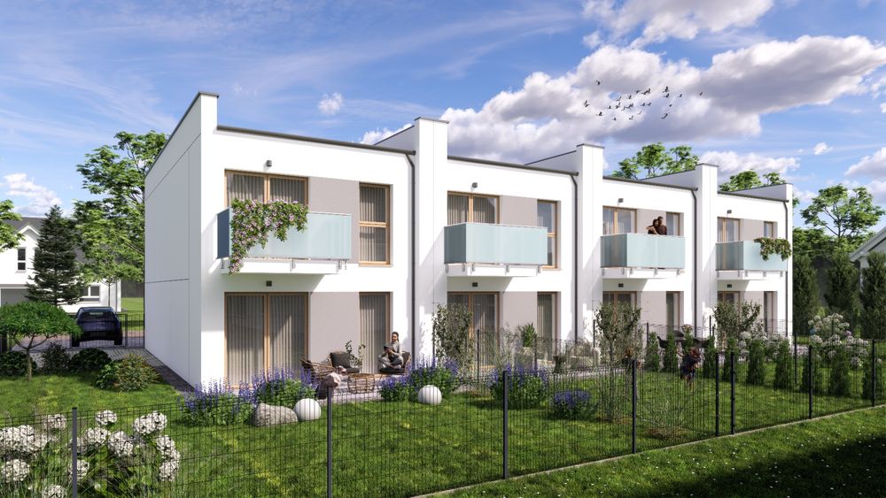 4 domy jednorodzinne, gotowe, Wiśniowa Góra 120,53m2