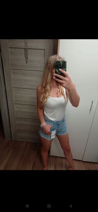Szorty jeansowe Zara