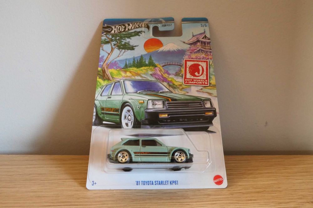 '81 Toyota Starlet KP61 - Hot Wheels J-Imports