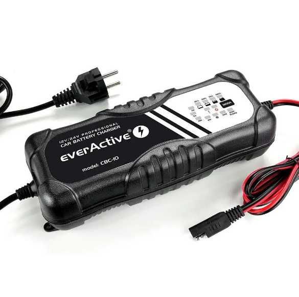 Зарядное устройство для авто АКБ everActive CBC-10 v2, автомат