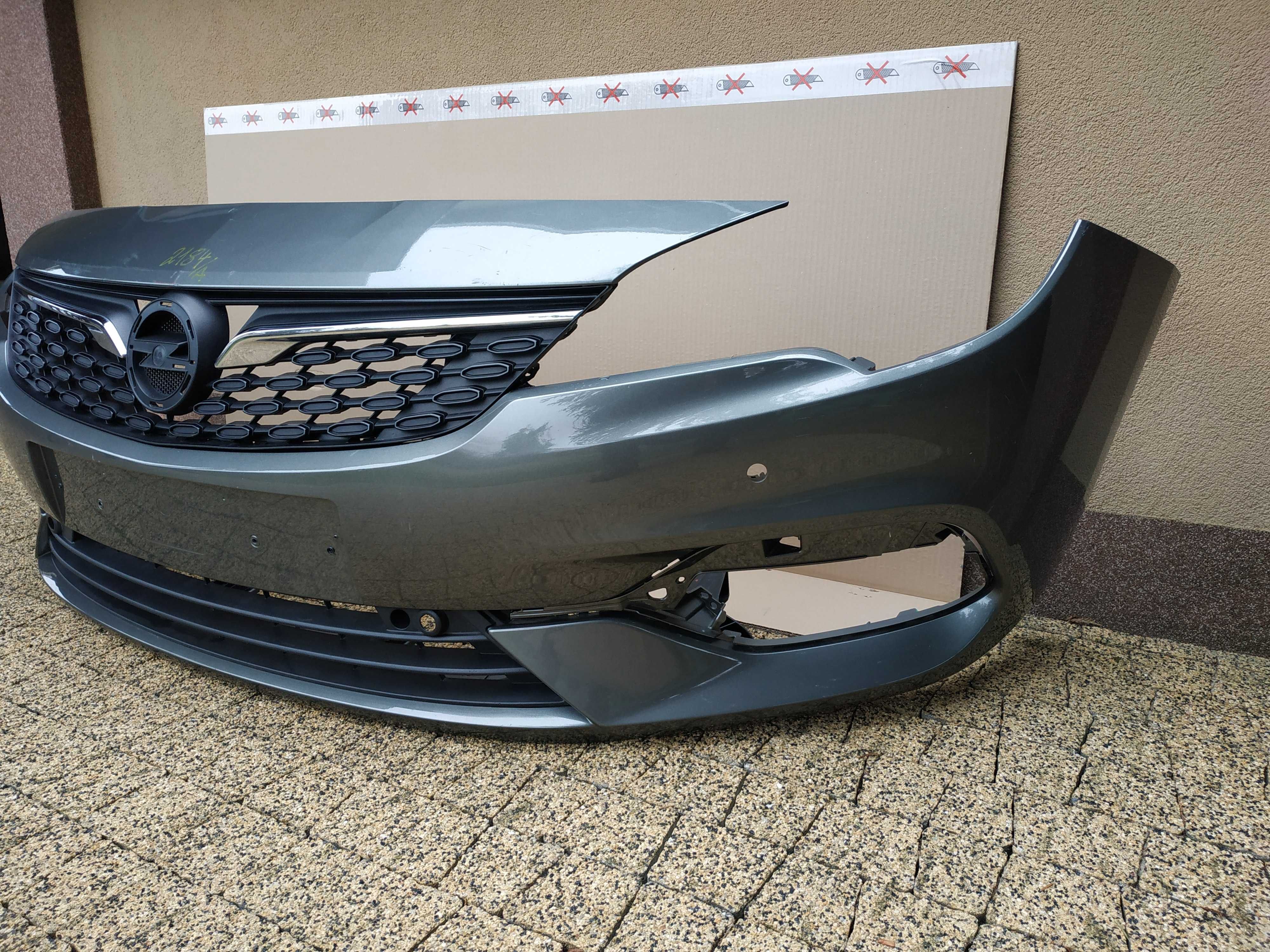 zderzak grill atrapa chrom opel astra k v lift 4 pdc