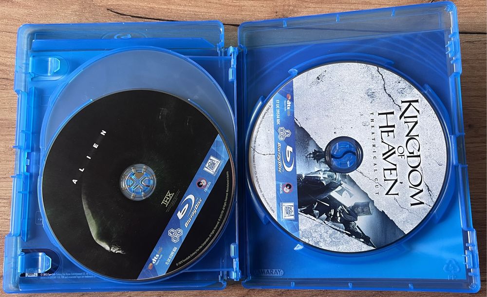 3 filmy Blu-ray Prometeusz, Obcy 8 pasażer, Królestwo Niebieskie