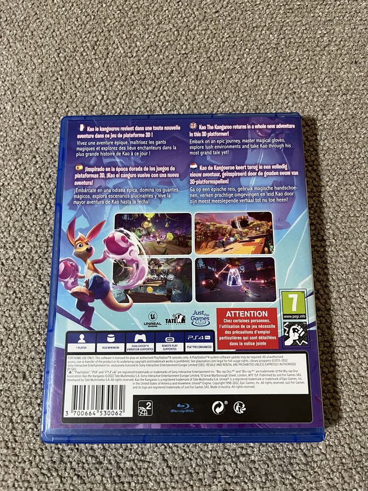 Kangurek Kao The Kangaroo gra playstation ps 4 5