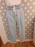 Spodnie buggy Stradivarius S wysoki stan