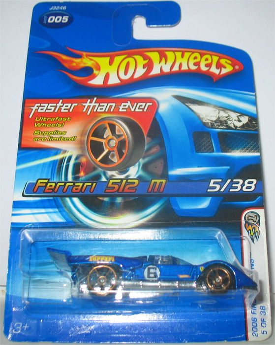 Hot Wheels - Ferrari 512M (variante - 2006)