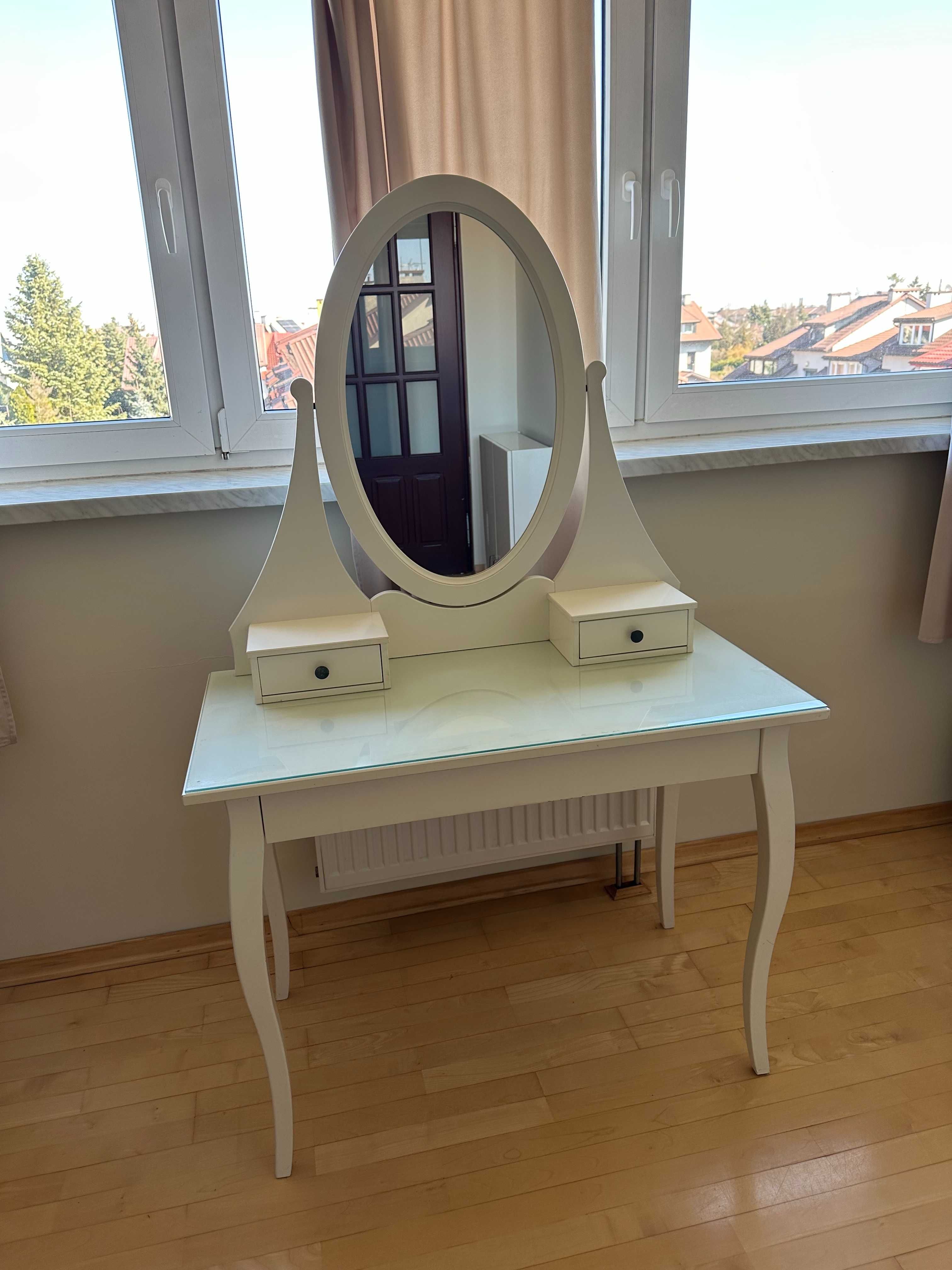 Toaletka biała HEMNES-IKEA 100x50 cm
