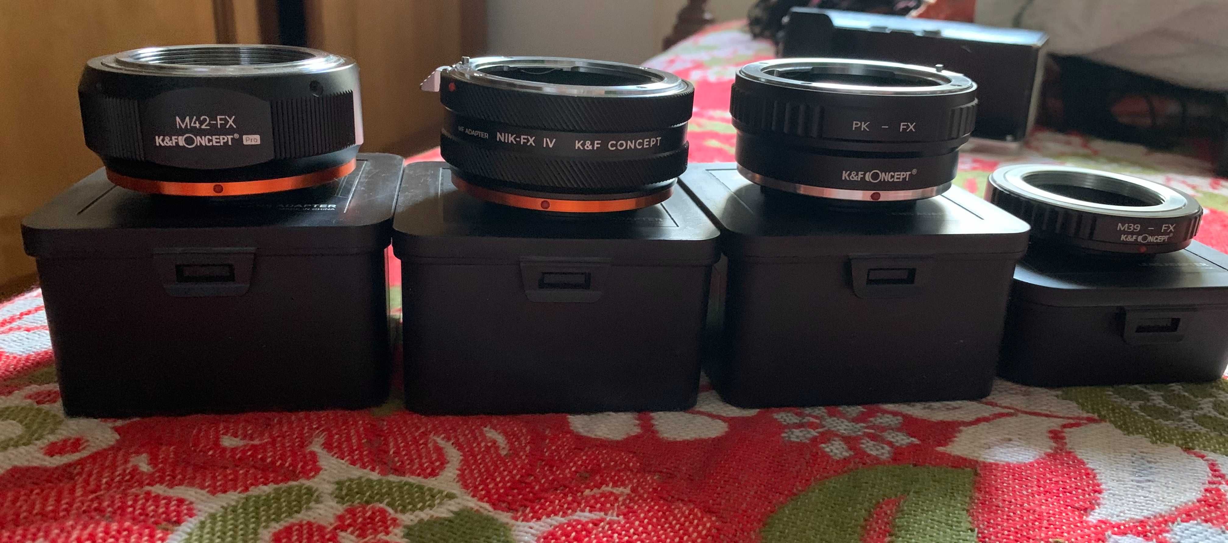 Fujifilm adaptadores lentes analógicas - M42 , M39 , Nikon , Pentax