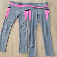 2 pary Legginsy F&F activ, rozm. 140 i 146