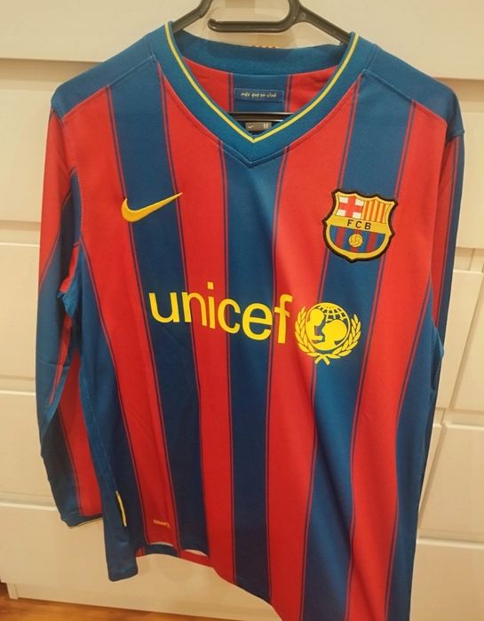 Camisola retro Barcelona manga comprida