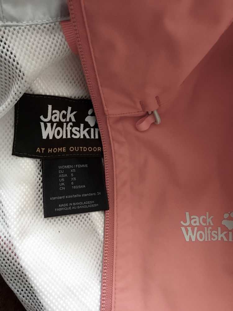 Новая Jack Wolfskin Оригинал! Ветровка дождевик парка куртка женская