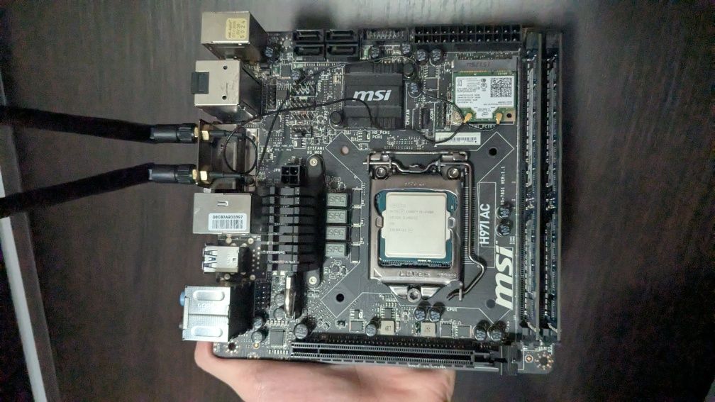 Mini ITX комплект s1150 MSI H97I AC wifi та i5 4460
